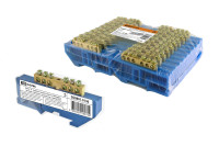 Шина "N" нулевая с изолятором на DIN-рейку 8x12мм стойка бол. 6 групп инд. стикер TDM Electric, SQ0801-0130