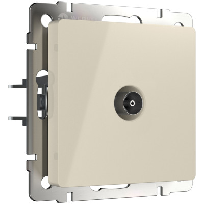 Werkel W1184003/ ТВ-розетка проходная (слоновая кость), a051483