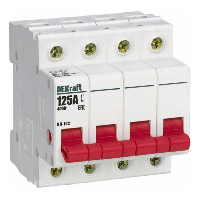 17020DEK - Выключатель-разъединитель 4Р 125А ВН-102, Systeme Electric