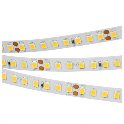 Светодиодная лента RT 2-5000 24V Cool 8K 2x (2835, 160 LED/m, LUX) (Arlight, 12 Вт/м, IP20), 024533