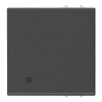 Vimar Клавиша 2M neutro, карбон матовый, 09022.N.CM Vimar Клавиша 2M neutro, карбон матовый, 09022.N.CM