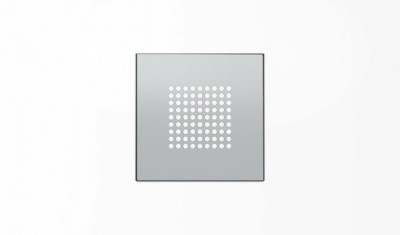 8529 PL - Накладка для механизма зуммера 8119, звонка 8124 и громкоговорителя 9329, серия SKY, цвет серебристый алюминий - 2CLA852900A1301