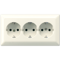 SCHUKO®-розетка для кабельных каналов 16 A / 250 B ~, AS523BF