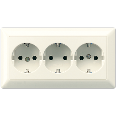 SCHUKO®-розетка для кабельных каналов 16 A / 250 B ~, AS523BF