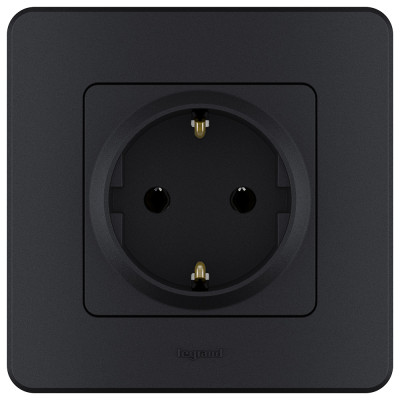 673933 - Рамка 1 пост - Legrand/Daccord Inspiria - антрацит, Legrand