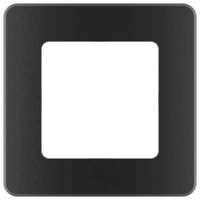 673933 - Рамка 1 пост - Legrand/Daccord Inspiria - антрацит, Legrand