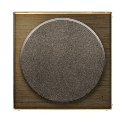 8560.2 OE - Накладка с поворотной ручкой для механизма поворотного светорегулятора, серия SKY, цвет античная латунь - 2CLA856020A1201