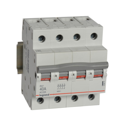 Legrand RX3 Выключатель-разъединитель 40А 4П, 419417