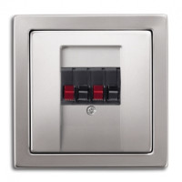 ABB Акустическая розетка, серия Pure сталь