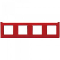 Vimar Накладка для 8 модулей (2+2+2+2) расстояние между центрами 71мм рефлекс "рубин", 14669.51 Vimar Накладка для 8 модулей (2+2+2+2) расстояние между центрами 71мм рефлекс "рубин", 14669.51