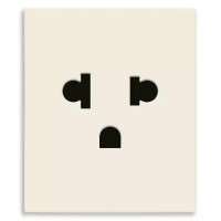 Vimar Розетка SICURY 2P+T 16A USA+EU конопляная, 30248.C