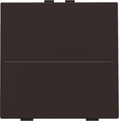 Niko Шоколад Накладка на радиокнопку, одноклавишная, 124-00001