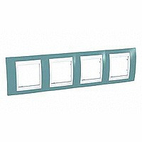 ХАМЕЛЕОН РАМКА 4-постовая, горизонтальная, БЕЛЫЙ/ СИНИЙ