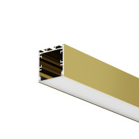Maytoni Led Strip Алюминиевый профиль накладной-подвесной 35x35 (Латунь, 2 м), ALM-3535BT-BR-2M, 633005