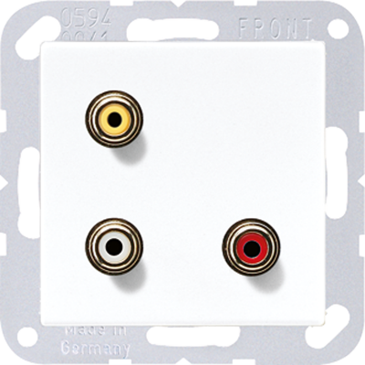 2x Cinch Audio (RCA) / Composite Video, MAA1031WW