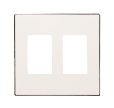 8555.1 BL - Накладка для механизма разъёма VDI, 2-поста, серия SKY, цвет белый - 2CLA855510A1101