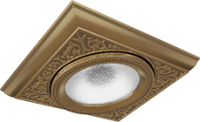 FD1105CPB Fede EMPORIO Светильник встраиваемый квадратный, Bright Patina
