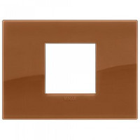 19652.62 - Vimar Накладка CLASSIC на 2 центральных модуля рефлекс карамель