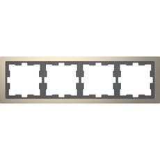 D-Life Рамка 4-ная, никель