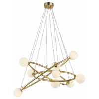 ST LUCE SL1508.203.09 Люстра подвесная ST-Luce Золотистый/Белый G9 9*5W
