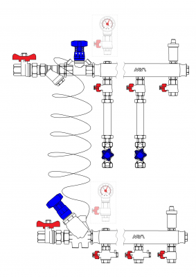 Узел коллекторный MF1X-50S-32(32)R-7-15-PA, MF1X-50S-32(32)R-7-15-PA