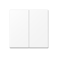 Клавиша для балансирных выключателей; дюропласт; белый матовый, A595WWM