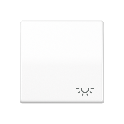 Клавиша с символом "свет"; белая, AS591LWW