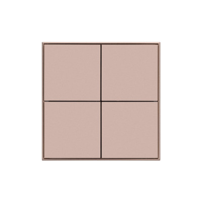 INTELLIGENT ARLIGHT Кнопочная панель KNX-304-23-IN Champagne (BUS, Frame) (IARL, IP20 Металл, 2 года), 039669