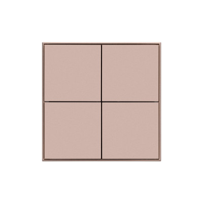 INTELLIGENT ARLIGHT Кнопочная панель KNX-304-23-IN Champagne (BUS, Frame) (IARL, IP20 Металл, 2 года), 039669