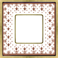 FD01471MAOB Fede Belle Epoque Porcelain Рамка 1-ная, Brown Lys-Bright Gold