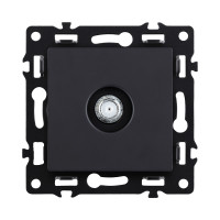 Розетка TV, черный Kollinger Asthetik AS-020BK