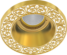 FD1100ROP Fede EMPORIO Светильник круглый , Gold White Patina