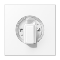 Накладка на поворотные выключатели; дюропласт; белый матовый, LS1941WWM