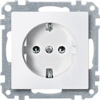 SM Розетка 2К+З 16А 250В~, полярно-бел. (max 1440)