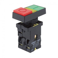 Двойная кнопка "Пуск-Стоп" NP2-EL8325 1НО+1НЗ AC230В IP40, Chint, 574840