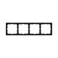 Рамка 4-постовая, черный матовый Kollinger Eclipse EC4BK