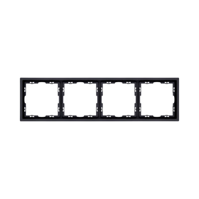 Рамка 4-постовая, черный матовый Kollinger Eclipse EC4BK