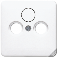 Крышка для SAT-TV-FM-розеток, фиксация винтом; термопласт; слоновая кость; CD500, 561SAT