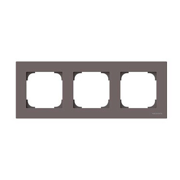 2CLA857300A6301 - ABB NIE Рамка 3-постовая, серия SKY, цвет "Тауп", ABB