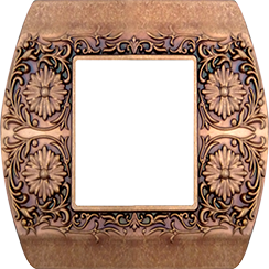 FD01421RU Fede San Remo Рамка 1-ная, Rustic Cooper