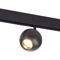 ST LUCE ST354.436.12 Магнитный трековый светильник Черный LED 1*12W 3000K 680Lm Ra>80 36° IP20 L120xW100xH195 48V
