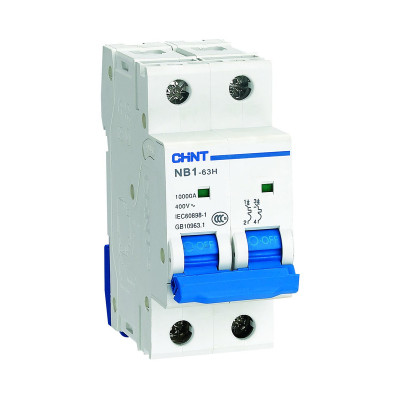 Chint Авт. выкл. NB1-63H 2P 6А 10кА х-ка C (R), 179835