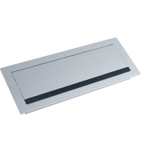 Donel Кабельный громмет (лючок) в стол, 310*120мм, цвет: серебро, DCGR310120S Donel Кабельный громмет (лючок) в стол, 310*120мм, цвет: серебро, DCGR310120S