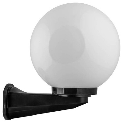 Светильник садово-парковый, ПМАА, 230V E27, d=250мм, молочно-белый, НБУ 01-60-251, 11582 (на стену), Feron 11582