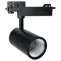 Светильник трековый светодиодный на шинопровод 30W, 2700 Lm, 6400К, 35 градусов, черный, AL103 со встроенным драйвером, Feron 32520