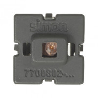 Simon 77 Мех Вставка с красным светодиодом, 7700802-037