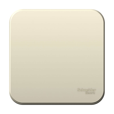 BLANCA О/У 1-клавишный ВЫКЛЮЧАТЕЛЬ (cх.1) ИЗОЛ.ПЛ., 10А, 250B,МОЛОЧНЫЙ