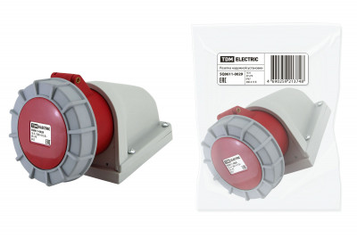 Розетка наружной установки IP67 16А 3Р+РЕ 380В TDM Electric, SQ0611-0029