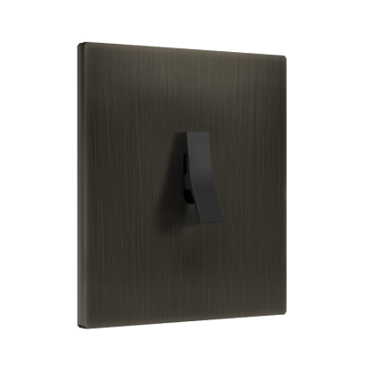 Fontini Выключатель 1-клавишный, цвет Antique Bronze Iron, тумблер - Античная бронза, Fontini, серия Font barcelona Bridge
