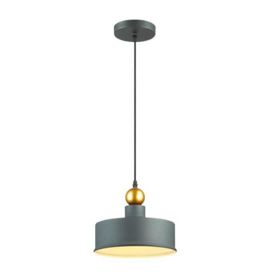 4088/1 PENDANT ODL19 361 темн.серый/золотой Подвес Е27 1*40W BOLLI